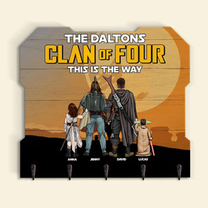 Personalized Gifts For Family Wood Key Hanger 05qhtn110624hhhg - Wood Sign - GoDuckee