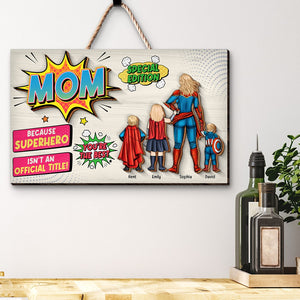 Personalized Gifts For Mom Wood Sign You're The Best 06toqn160224pa - Wood Signs - GoDuckee