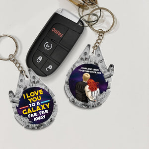 I Love You- Personalized Keychain PW-KCH-Gift For Galaxy Couple- 07qhqn151223hh - Keychains - GoDuckee