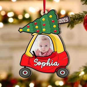 Custom Kid Photo Wood Ornament, Christmas Gift For Kids, 04NAPO241023 - Ornament - GoDuckee