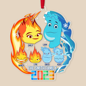 Personalized Christmas Ornament, Christmas Gifts For Family, 04HTPU271123 - Ornament - GoDuckee