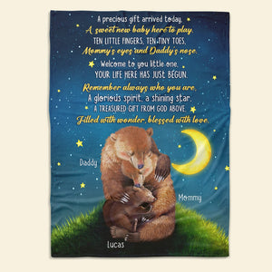 Personalized Gifts For New Born Blanket 02hutn020424 Mother's Day - Blankets - GoDuckee