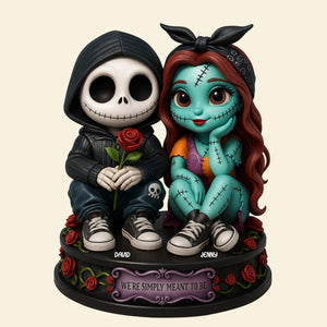 Horror Couple Plaque - Personalized Gifts For Couple 01totn020625 - Shaped Plaques - GoDuckee
