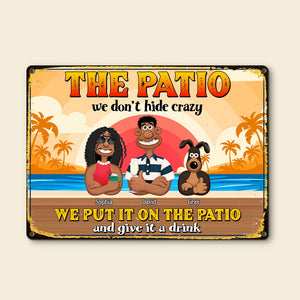 Personalized Gifts For Pet Lovers Family Metal Sign 03xqtn110225pa - Metal Signs - GoDuckee