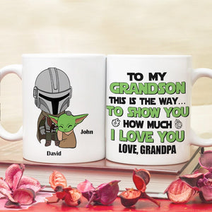 Gift For Grandchild Personalized Grandpa Coffee Mug 05HTTN280723HH - Coffee Mug - GoDuckee