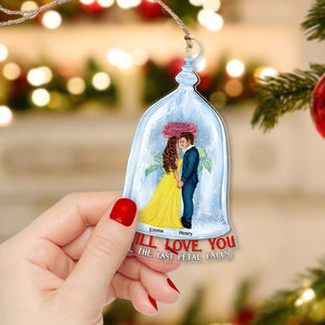 Couple, Till The Last Petal Falls, Personalized Ornament, Christmas Gifts For Couple, 01OHPO201023PA - Ornament - GoDuckee
