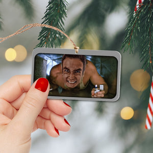 Custom Photo Through The Vents Ornament, Christmas Gifts, 06QHPO061123 - Ornament - GoDuckee