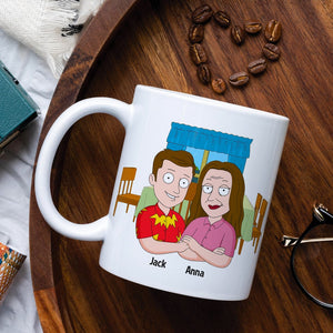 Mother, Mom Thanks For Giving Me Life, Personalized Mug, Gift For Mother, 04DNTN100423HH - Coffee Mug - GoDuckee