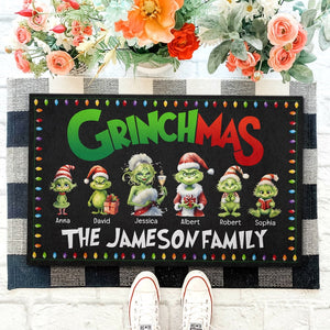 Family-Personalized Door Mat- Christmas Gift For Family- Family Door Mat-GO1DOR-04acqn141023 - Doormat - GoDuckee