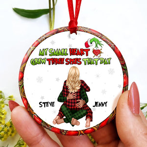 Couple, My Small Heart, Personalized Ornament, Christmas Gifts For Couple, 04OHPO131023HH - Ornament - GoDuckee