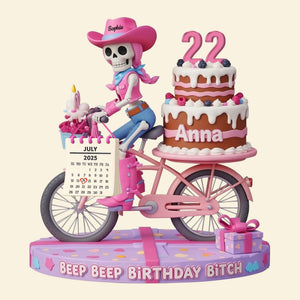 Personalized Birthday Gifts For Friend Acrylic Plaque, Funny Cowgirl Skull 04tgtn230625 - Shaped Plaques - GoDuckee