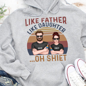 Like Father- Gift For Dad- Personalized Shirt- Father's Day Shirt - Shirts - GoDuckee