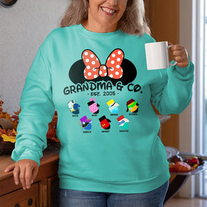 Grandma-Personalized 3D AOP Sweatshirt- Gift For Grandma- Christmas Gift- 3DAP-01htqn011123da - AOP Products - GoDuckee