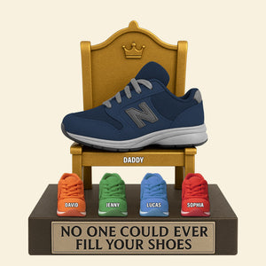 Sneaker Dad Plaque - Personalized Gifts For Dad 02natn060525 - Shaped Plaques - GoDuckee