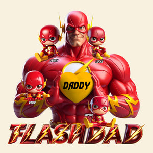Red Hero Dad Plaque - Personalized Gifts For Dad 04ohtn170525 - Shaped Plaques - GoDuckee
