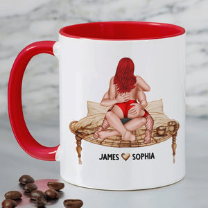 Couple, After 10 Years You're Still Hotter Than This Coffee, Personalized Mug, Couple Gifts - Coffee Mug - GoDuckee