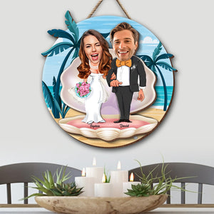 Couple-Personalized Wooden Art-Gift For Couples- Wedding Gift- Couple Wooden Art - Wood Sign - GoDuckee