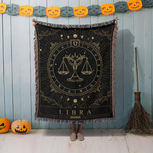 Zodiacs Tapestrys Woven Blanket Personalized - Blanket - GoDuckee
