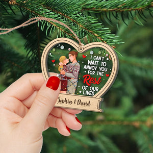 The Couple, The Rest Of Our Life, Personalized Ornament, Christmas Gift For Couple - Ornament - GoDuckee