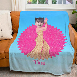 Kids, Custom Kid Photo Personalized Blanket, Christmas Gifts For Kids, 03NAPO151123 - Blanket - GoDuckee