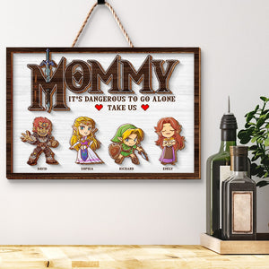 Personalized Gifts For Mom Wood Sign Mommy Take Us 05naqn220324 - Wood Signs - GoDuckee