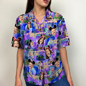 Tale As Old As Time-Custom Photo Hawaiian Shirt -Gift For Couple-GZ-HW-05hutn060723 - Hawaiian Shirts - GoDuckee