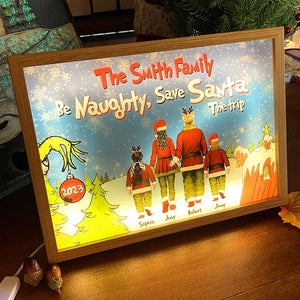The Family, Family For Christmas, Personalized Light Picture Frame, Christmas Gifts For Family, 01HUPO080923HH - Poster & Canvas - GoDuckee