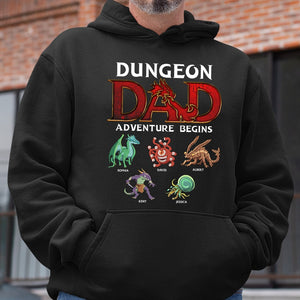 Personalized Gifts For Dad Shirt Adventure Begins 04naqn190224 - 2D Shirts - GoDuckee