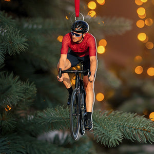Personalized Custom Photo Ornament, Christmas Gift For Cycling Lovers, 05PGPO021023 - Ornament - GoDuckee