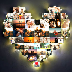 Custom Photo 05ACQN061223-01 Heart Shape Metal Wall Art - Metal Wall Art - GoDuckee