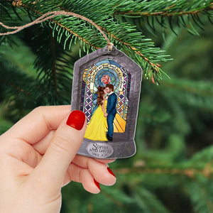 The Couple, You and Me since, Personalized Ornaments, Christmas Gifts For Couple, 02HTPO071123PA - Ornament - GoDuckee