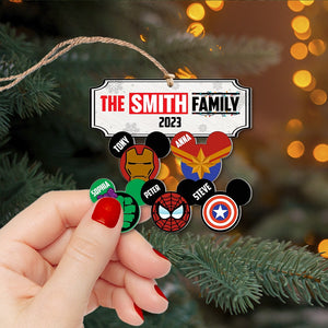 Family Christmas Ornament, Personalized Ornament, Tree Ornament, Gift for Family, 03QHPO011123 - Ornament - GoDuckee