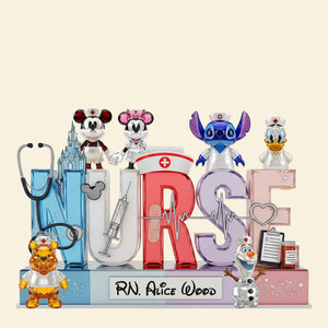 Cartoon Nurse Plaque - Personalized Gifts For Nurse 04ohtn270525 - Shaped Plaques - GoDuckee