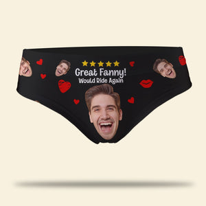 Funny Custom Couple Face Men & Women Boxer Briefs, Gift For Couple, Valentine's Gifts - Boxer Briefs - GoDuckee