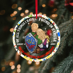 Couple, All Things, Personalized Ornament, Christmas Gifts For Couple, 02NAPO260923HH - Ornament - GoDuckee