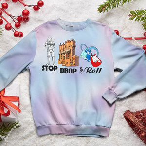 Stop Drop And Roll 01QHXX080923 Personalized Shirt, Gift For Fans - AOP Products - GoDuckee