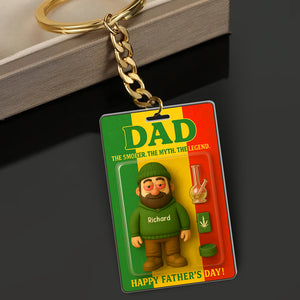The Legend Dad Acrylic Keychain - Personalized Gifts For Father 02TOQN260425 - Keychains - GoDuckee