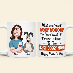Personalized Gifts For Dog Mom Coffee Mug 01ohtn070325pa Best Doggy Mom - Coffee Mug - GoDuckee