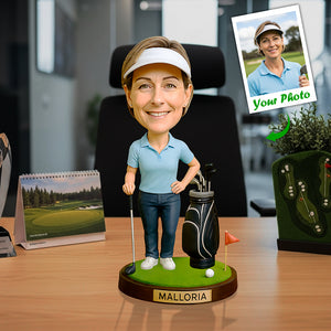 Golf Champion Acrylic Plaque Custom Photo Gifts For Golf Lovers 01PATA250825 - Shaped Plaques - GoDuckee