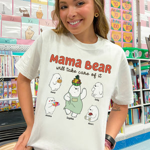 Personalized Gifts For Mom Shirt Mama Bear - 2D Shirts - GoDuckee
