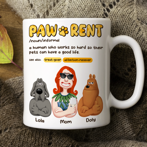 Personalized Gifts For Pet Lovers Coffee Mug Pawrent 07topu070325pa - Coffee Mug - GoDuckee