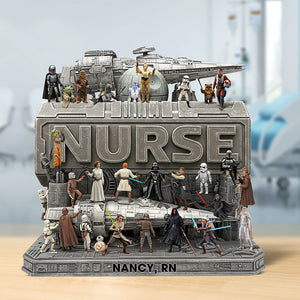 Best Nurse In The Galaxy Acrylic Plaque - Personalized Gifts For Nurse 04qhqn260525 - Shaped Plaques - GoDuckee