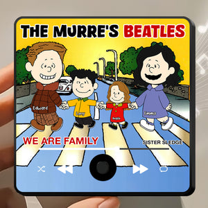 Personalized Gifts For Family Music Fridge Magnet Family Holding Hand 02XQDT281225HH - Fridge Magnet - GoDuckee