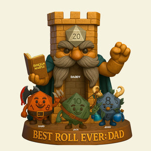 Best Roll Ever Plaque Personalized Gifts For Dad 02natn050525 - Shaped Plaques - GoDuckee