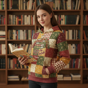 Comfy Reading Vibes Hoodie - Personalized Gifts For Book Lovers 03PGLU211125 - AOP Products - GoDuckee