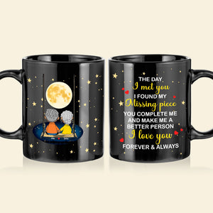 Personalized Gifts For Couple Coffee Mug Couple Backview 03XQMH020125HG - Coffee Mug - GoDuckee