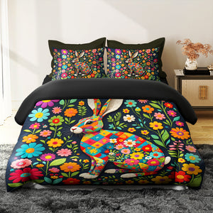 Gifts For Rabbit Lovers Quilt Bed Set 03HULU170125 - Blanket - GoDuckee