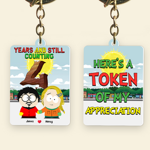 Personalized Gifts For Couple Keychain 01topu080125hg - Keychains - GoDuckee
