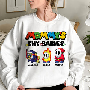 Personalized Gifts For Mom Shirt Mommy's Shy Babies 05KADT060324 - 2D Shirts - GoDuckee