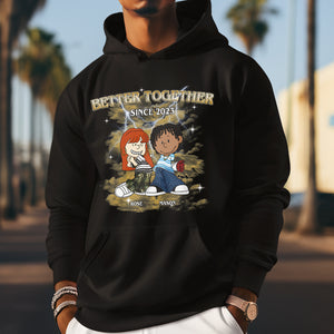 Personalized Gifts For Couple Shirt Better Together 02KAMH060125HG GRER2005 - Shirts - GoDuckee